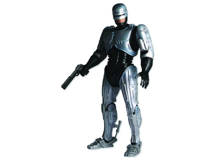RoboCop action figure with gun