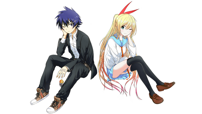 Raku Ichijō and Chitoge Kirisaki from Nisekoi