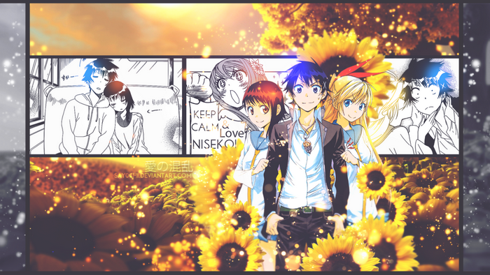 Raku Ichijō and friends from Nisekoi