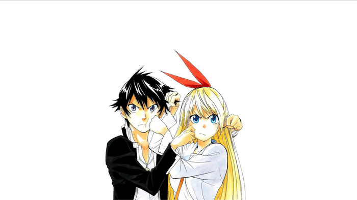 Raku Ichijō and Chitoge Kirisaki from Nisekoi