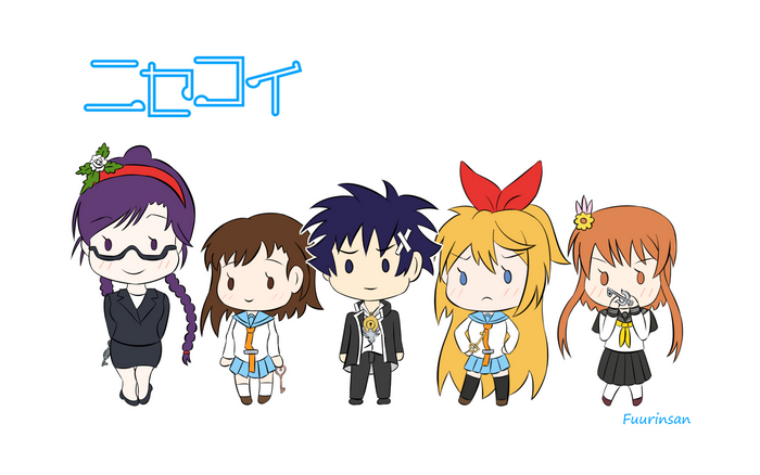 Chibi characters from Nisekoi