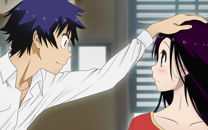 Raku Ichijō and Chitoge Kirisaki