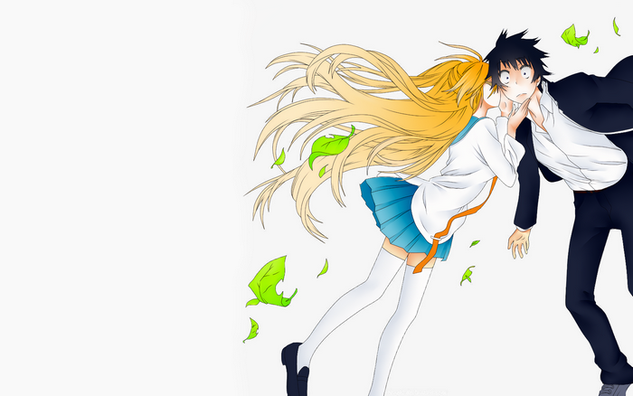 Raku Ichijō and Chitoge Kirisaki from Nisekoi