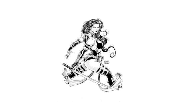 Psylocke from Marvel Comics