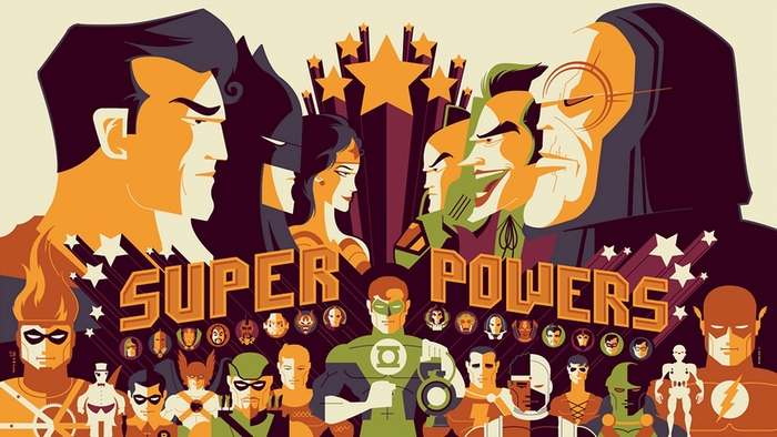 DC Comics Super Powers Poster