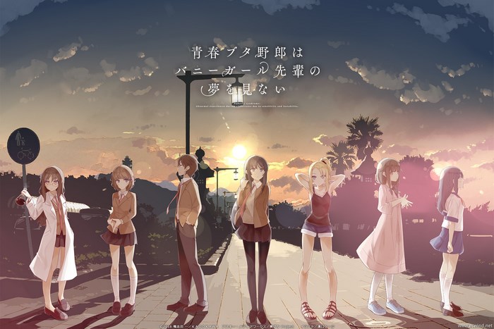 Mai Sakurajima and friends from Rascal Does Not Dream of Bunny Girl Senpai