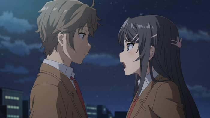 Mai Sakurajima and Sakuta Azusagawa