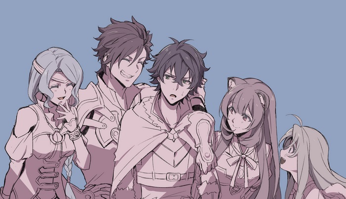 Characters from The Rising of The Shield Hero
