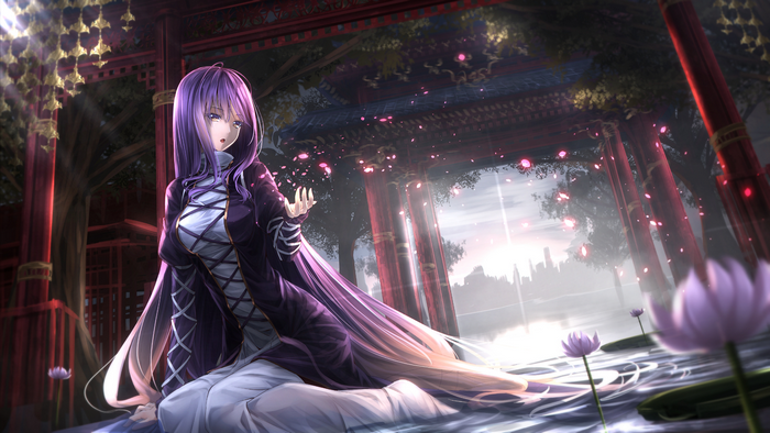 Byakuren Hijiri in a Japanese Garden