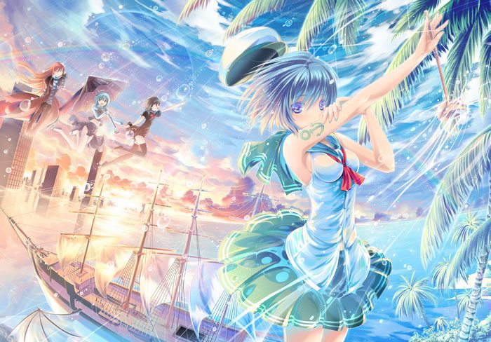 Byakuren Hijiri and friends on a ship