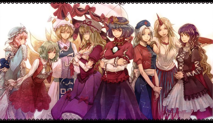 Byakuren Hijiri and companions