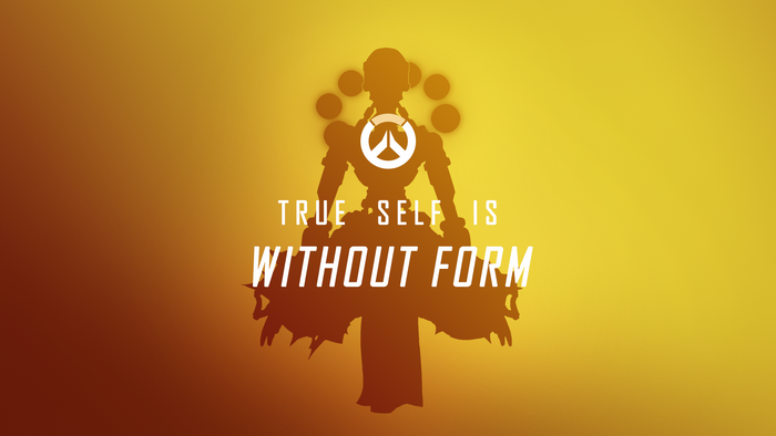 Zenyatta from Overwatch with quote