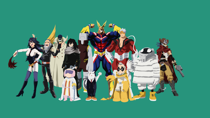 My Hero Academia characters group
