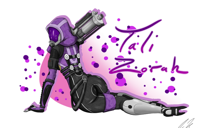 Tali Zorah from Mass Effect