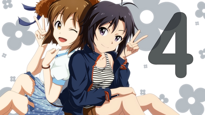 Makoto Kikuchi and friend with number 4