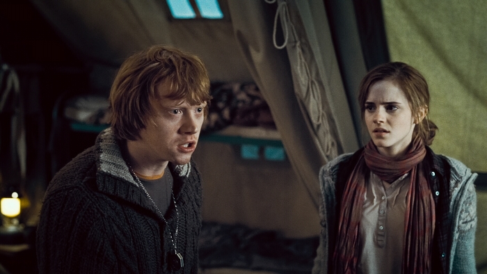 Ron Weasley and Hermione Granger from Harry Potter