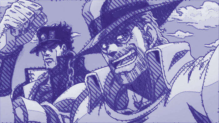 Joseph Joestar from JoJo's Bizarre Adventure