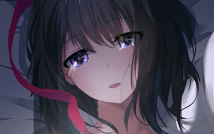 Hanabi Yasuraoka crying