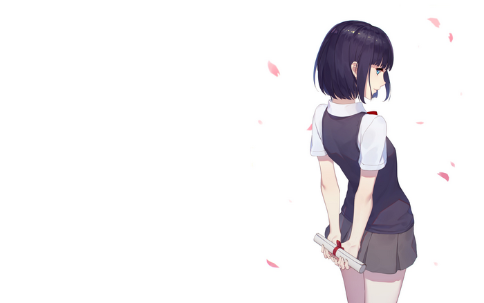 Hanabi Yasuraoka holding a diploma
