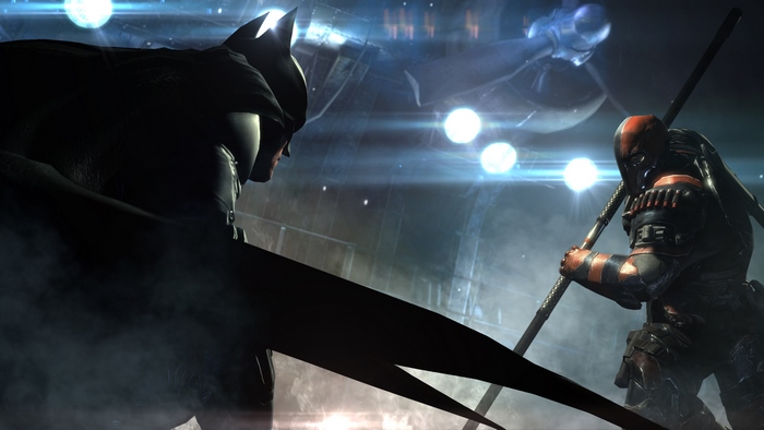 Batman and Deathstroke from Batman: Arkham Origins
