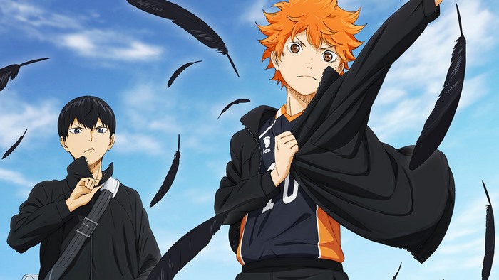 Shoyo Hinata and Tobio Kageyama from Haikyuu!!