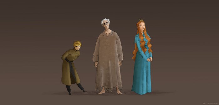 Margaery Tyrell and two other characters