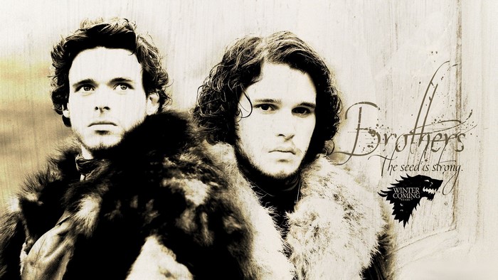 Robb Stark and Jon Snow from Game of Thrones