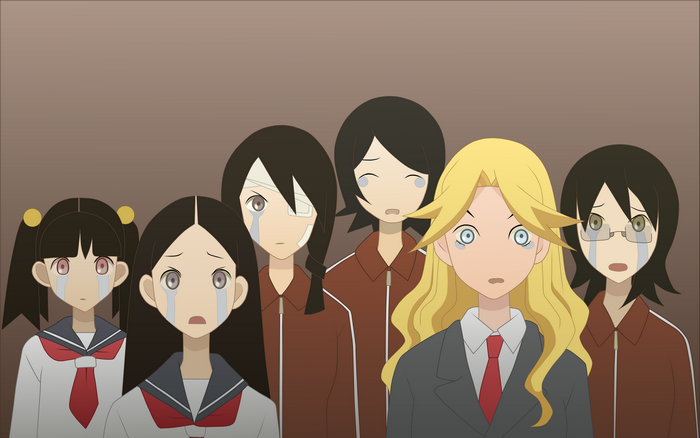 Chiri Kitsu characters crying