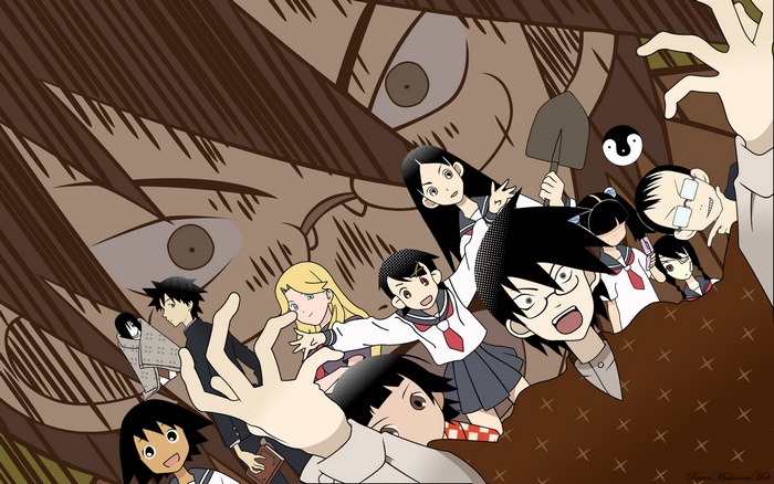 Chiri Kitsu characters in anime style