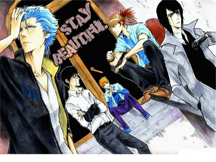 Group of men from Bleach