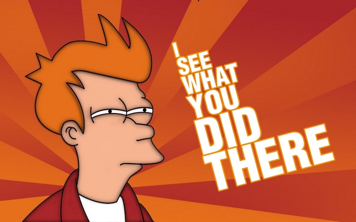 Fry from Futurama I See What You Did There meme