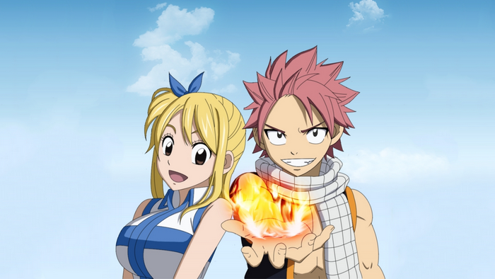 Lucy and Natsu from Fairy Tail