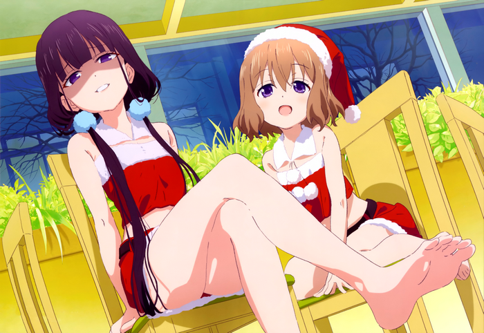 Maika Sakuranomiya in Christmas Outfits