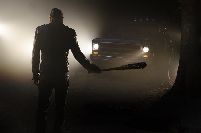 Negan from The Walking Dead with Lucille
