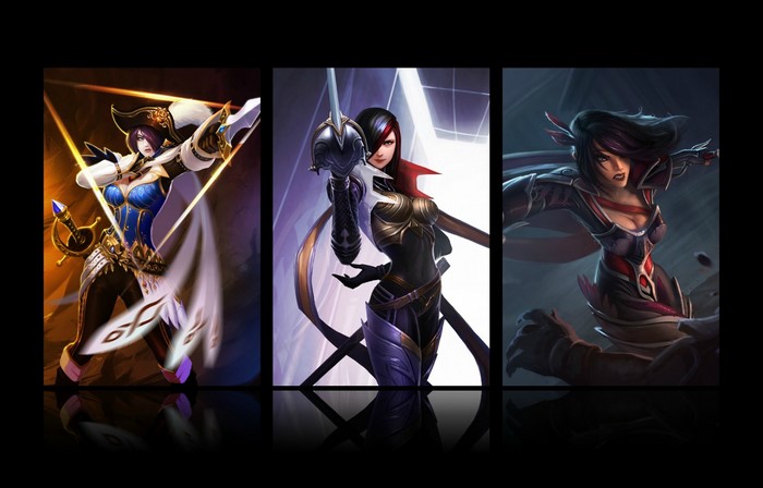 Fiora from League of Legends Triptych