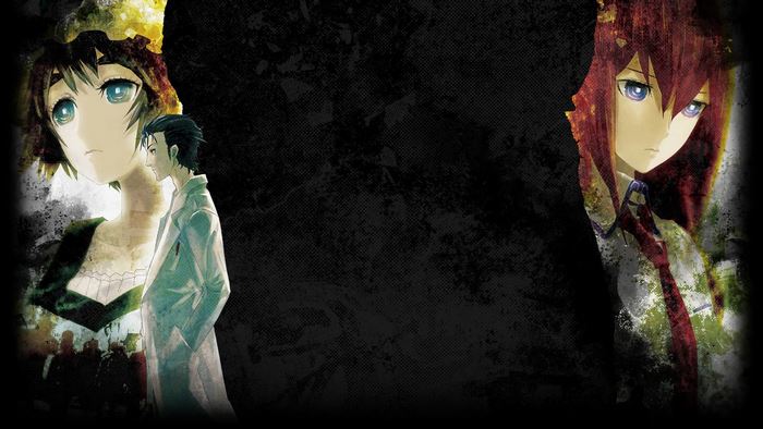 Mayuri Shiina and Okabe Rintaro from Steins;Gate
