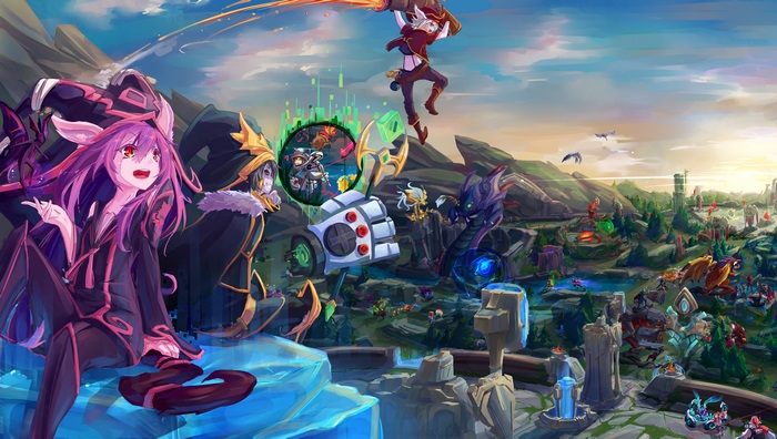 Lulu from League of Legends on Summoner's Rift