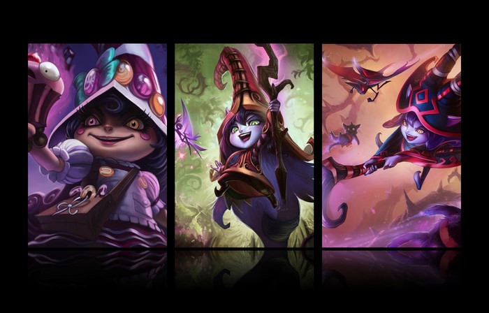 Lulu from League of Legends Triptych