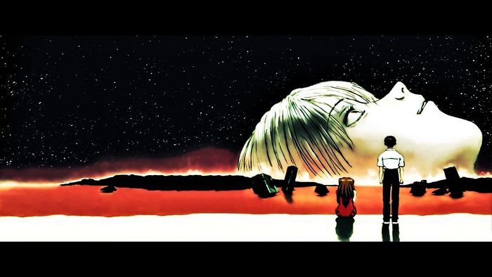 Shinji Ikari and Rei Ayanami from Neon Genesis Evangelion