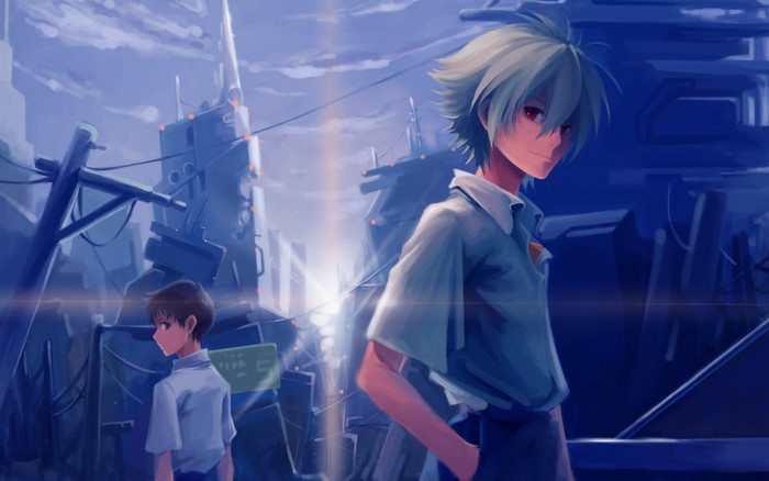Shinji Ikari from Neon Genesis Evangelion