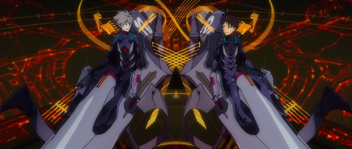 Shinji Ikari and Kaworu Nagisa from Neon Genesis Evangelion