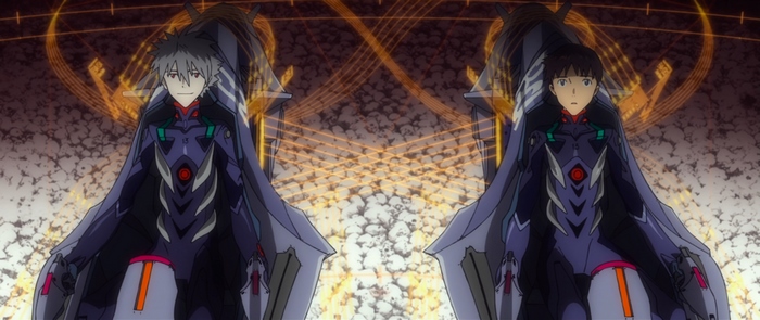 Shinji Ikari and Kaworu Nagisa from Neon Genesis Evangelion