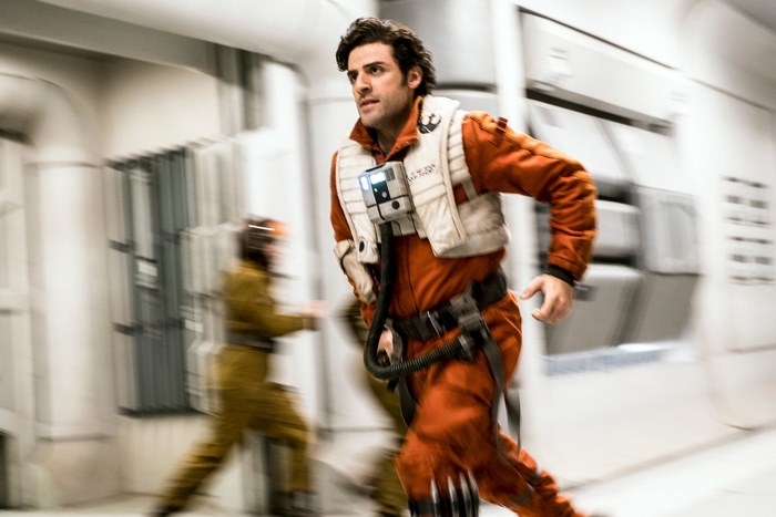 Poe Dameron from Star Wars running
