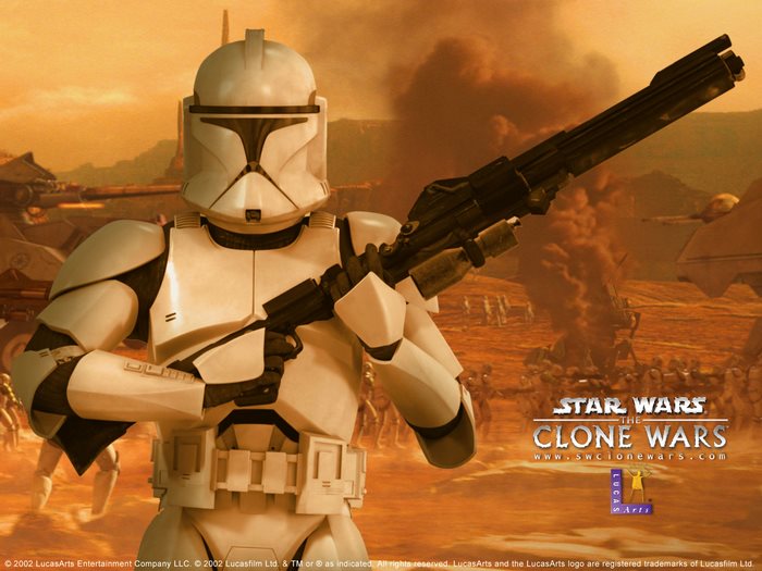 Clone Trooper from Star Wars The Clone Wars
