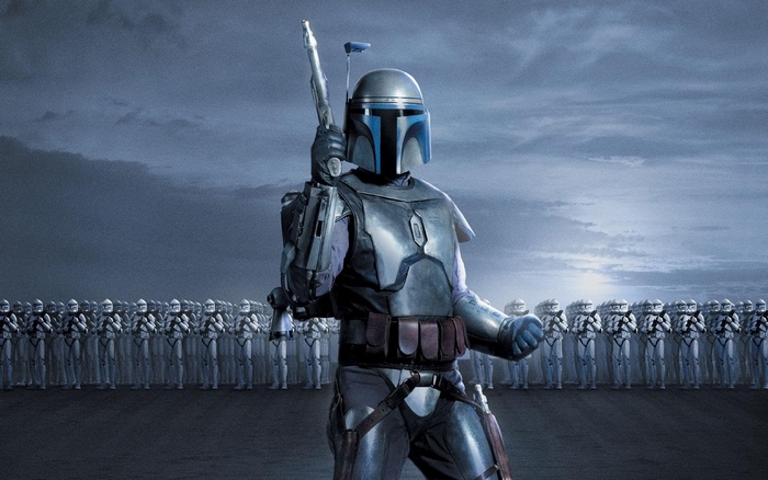Jango Fett and Clone Troopers from Star Wars