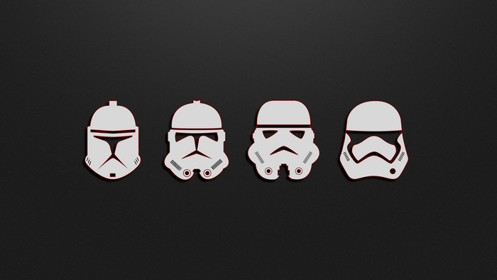 Clone Trooper and Stormtrooper Helmets