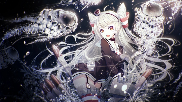 Amatsukaze from Kancolle with Jellyfish