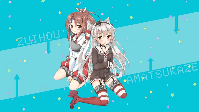 Zuihou and Amatsukaze from Kantai Collection