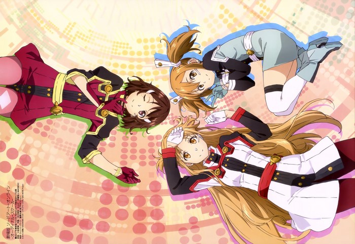 Three girls from Sword Art Online: Ordinal Scale