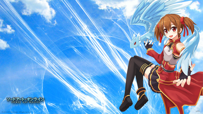 Silica and Pina from Sword Art Online